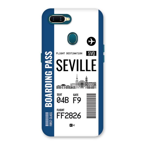 Seville Boarding Pass Back Case for Oppo A7