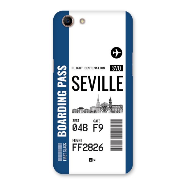 Seville Boarding Pass Back Case for Oppo A83 (2018)