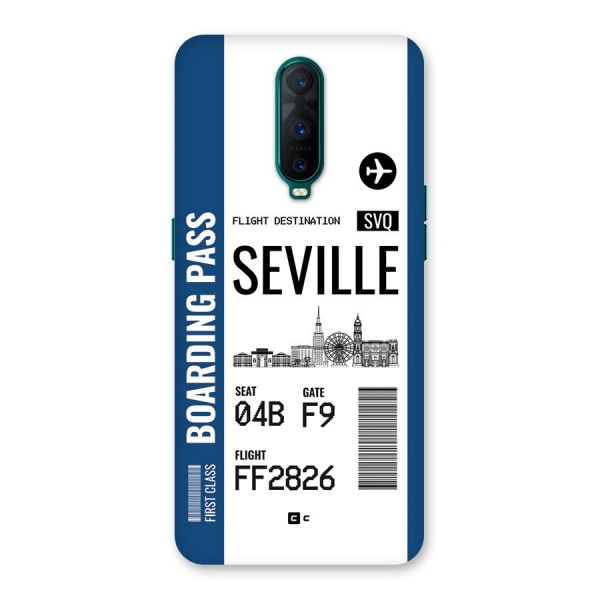 Seville Boarding Pass Back Case for Oppo R17 Pro