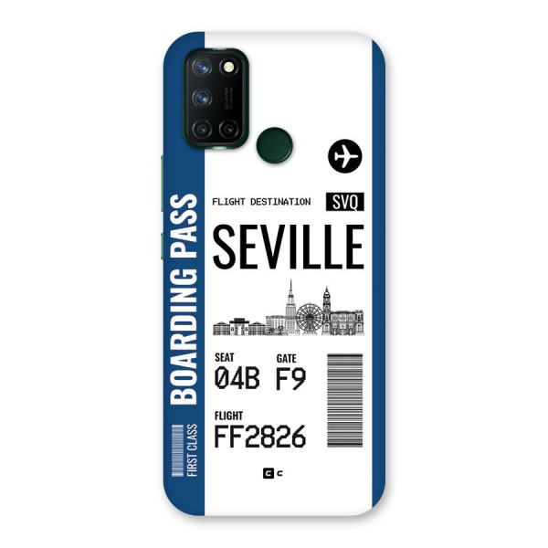 Seville Boarding Pass Back Case for Realme C17