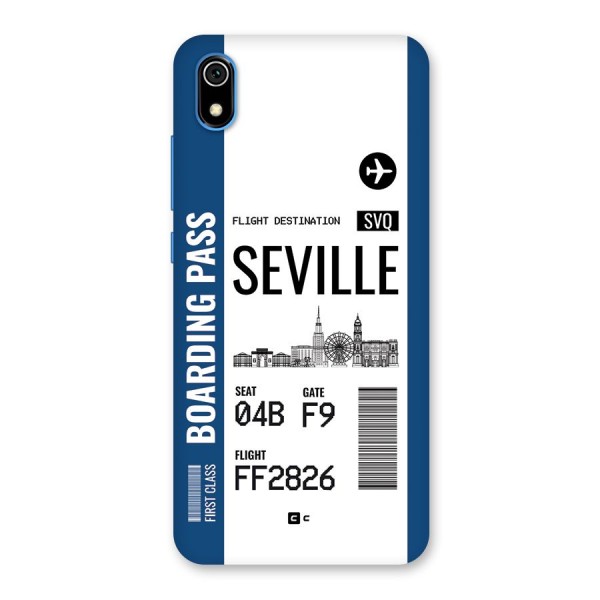Seville Boarding Pass Back Case for Redmi 7A