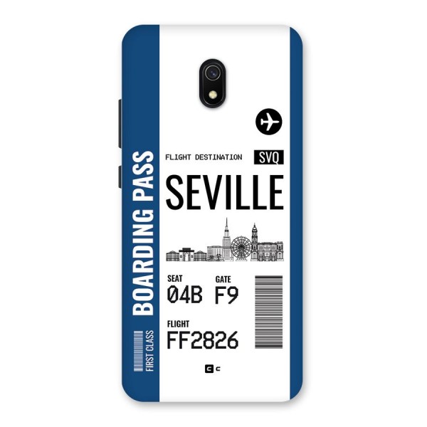 Seville Boarding Pass Back Case for Redmi 8A