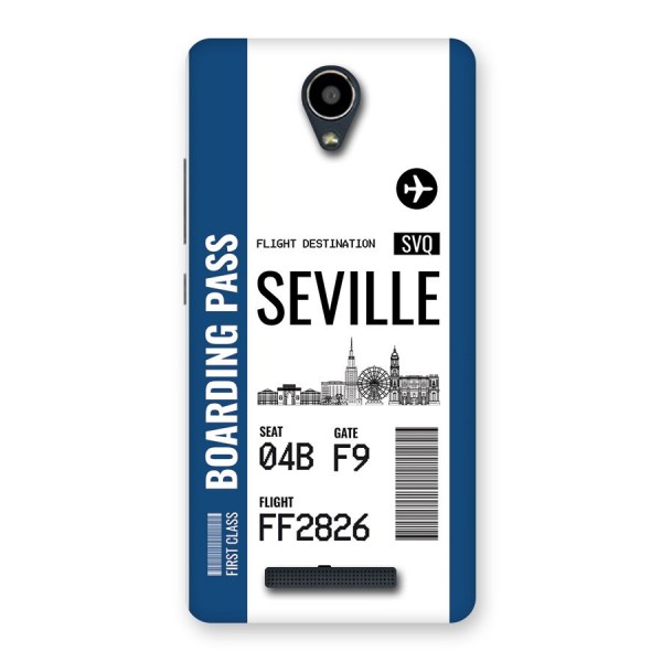 Seville Boarding Pass Back Case for Redmi Note 2