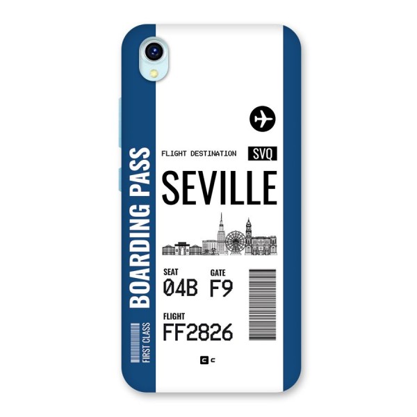 Seville Boarding Pass Back Case for Vivo Y1s