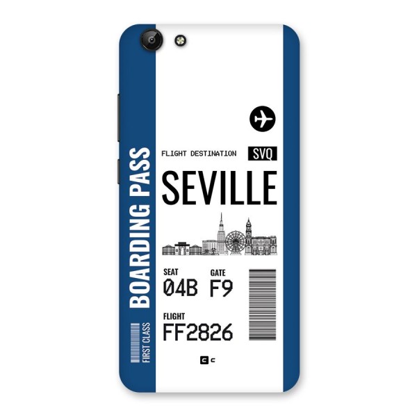 Seville Boarding Pass Back Case for Vivo Y69