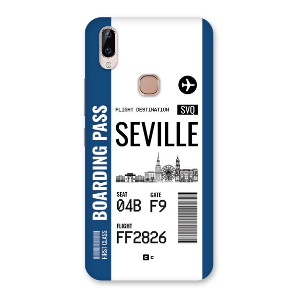 Seville Boarding Pass Back Case for Vivo Y83 Pro