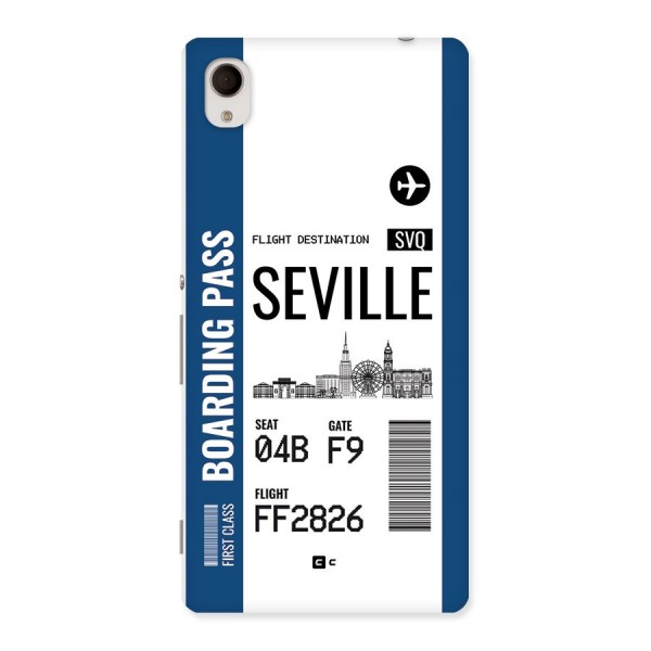 Seville Boarding Pass Back Case for Xperia M4
