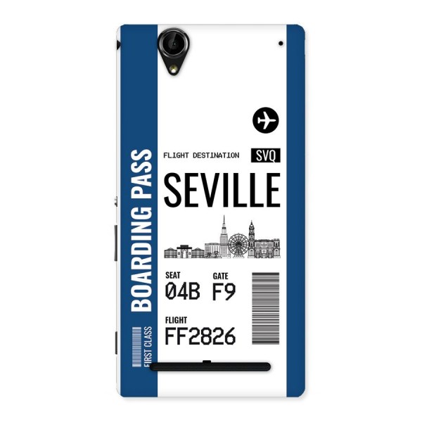 Seville Boarding Pass Back Case for Xperia T2