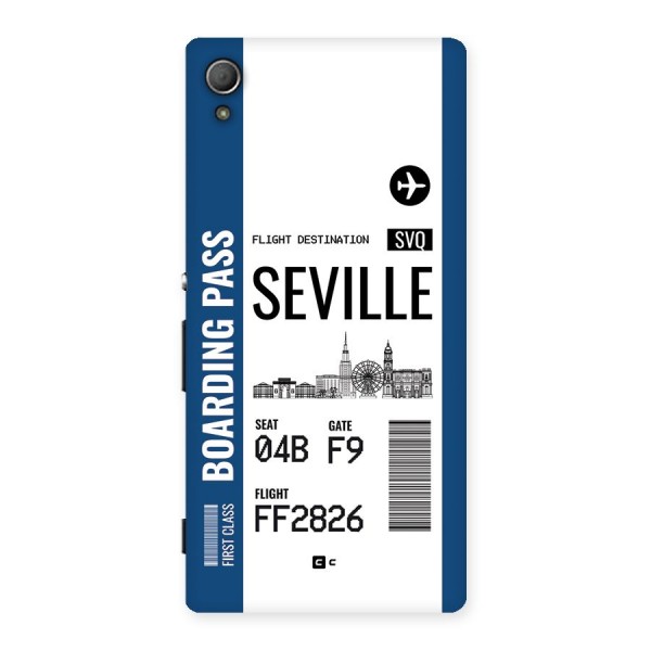 Seville Boarding Pass Back Case for Xperia Z4
