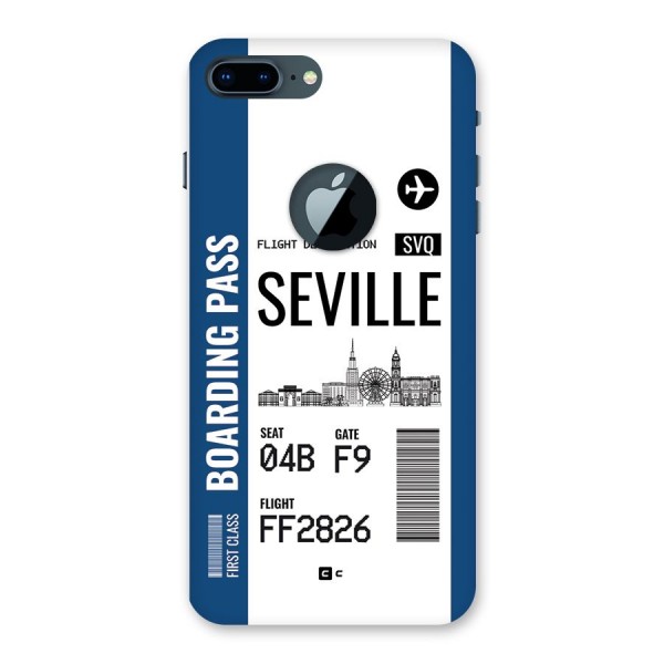 Seville Boarding Pass Back Case for iPhone 7 Plus Logo Cut