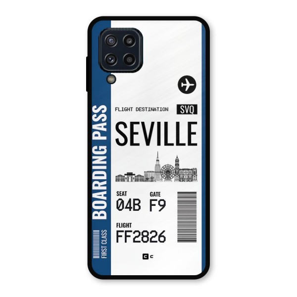 Seville Boarding Pass Metal Back Case for Galaxy M32
