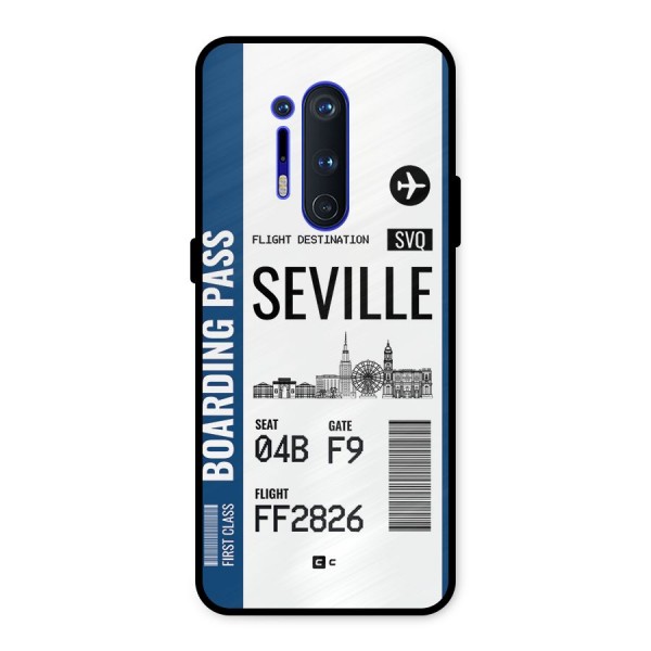 Seville Boarding Pass Metal Back Case for OnePlus 8 Pro