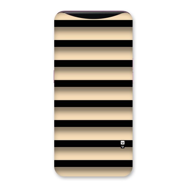 Shadow Stripes Back Case for Oppo Find X