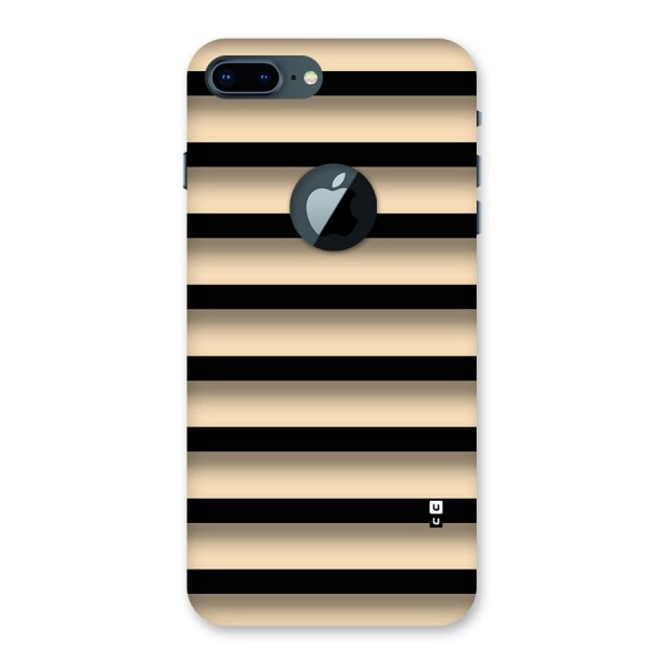 Shadow Stripes Back Case for iPhone 7 Plus Logo Cut