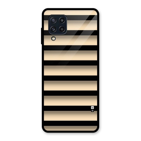 Shadow Stripes Glass Back Case for Galaxy M32