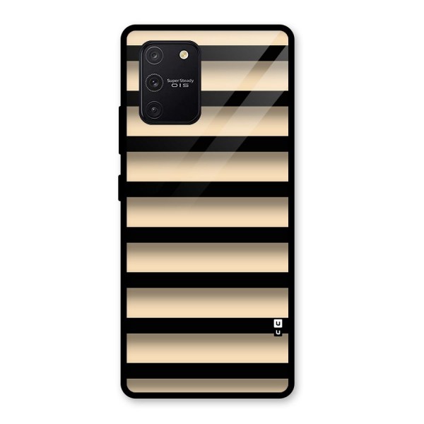 Shadow Stripes Glass Back Case for Galaxy S10 Lite