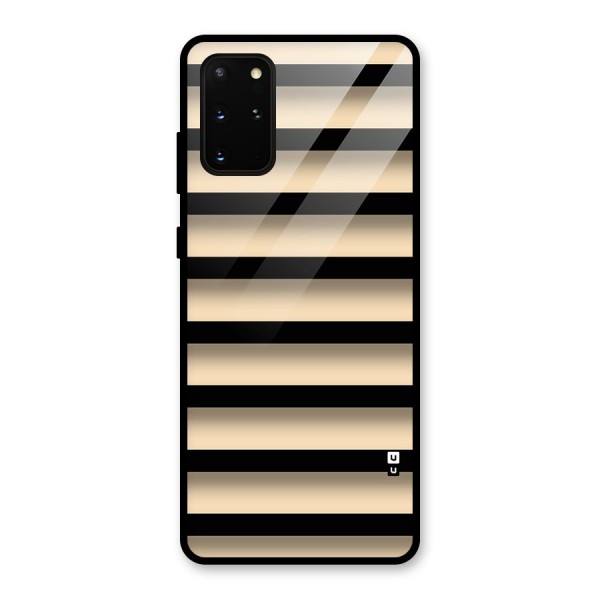 Shadow Stripes Glass Back Case for Galaxy S20 Plus