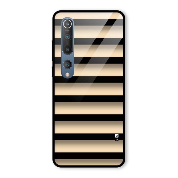 Shadow Stripes Glass Back Case for Mi 10