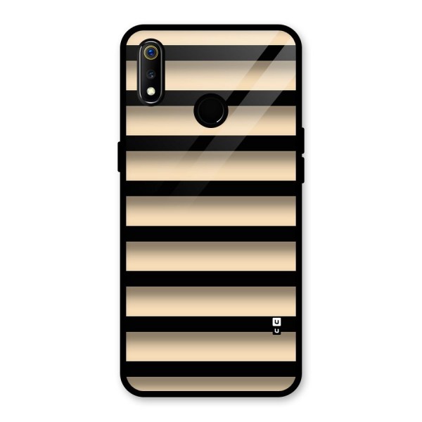 Shadow Stripes Glass Back Case for Realme 3