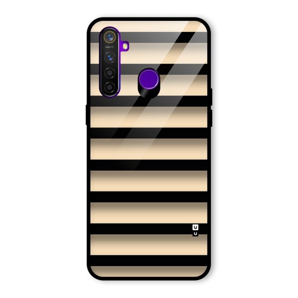 Shadow Stripes Glass Back Case for Realme 5 Pro