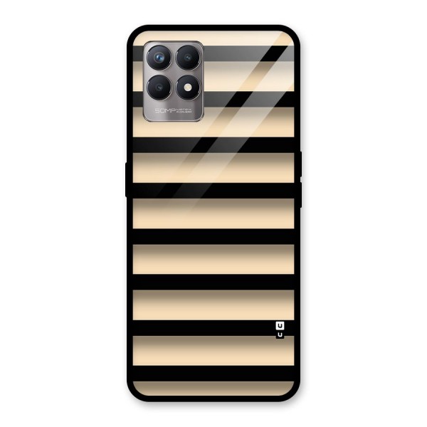 Shadow Stripes Glass Back Case for Realme Narzo 50