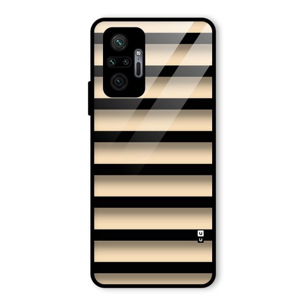 Shadow Stripes Glass Back Case for Redmi Note 10 Pro Max