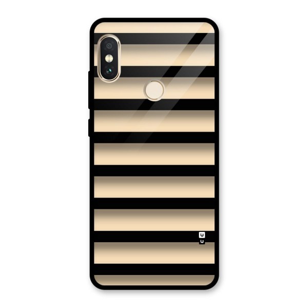 Shadow Stripes Glass Back Case for Redmi Note 5 Pro