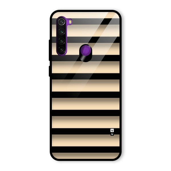 Shadow Stripes Glass Back Case for Redmi Note 8