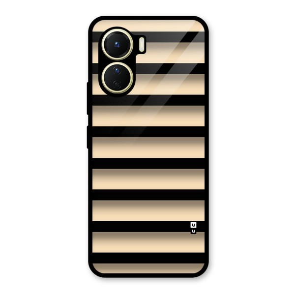 Shadow Stripes Glass Back Case for Vivo Y16