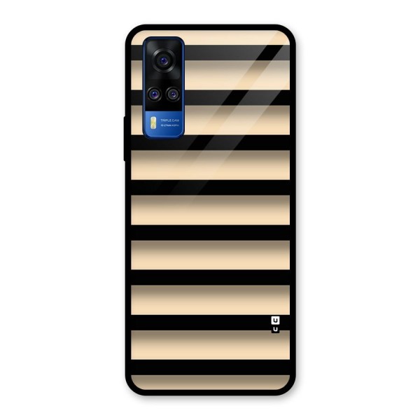 Shadow Stripes Glass Back Case for Vivo Y51