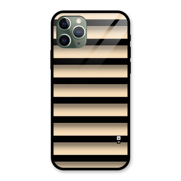 Shadow Stripes Glass Back Case for iPhone 11 Pro