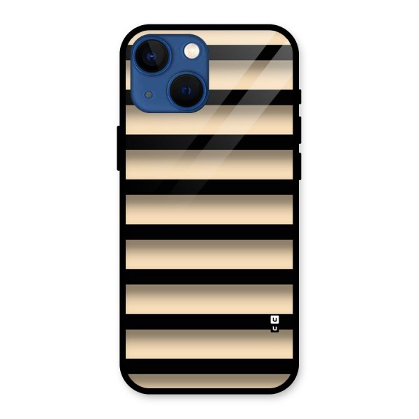 Shadow Stripes Glass Back Case for iPhone 13 Mini