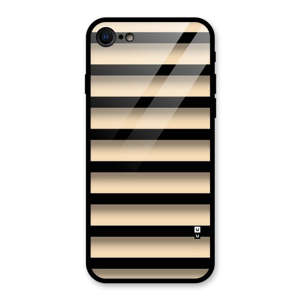 Shadow Stripes Glass Back Case for iPhone SE 2022