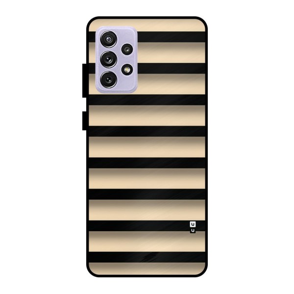 Shadow Stripes Metal Back Case for Galaxy A72