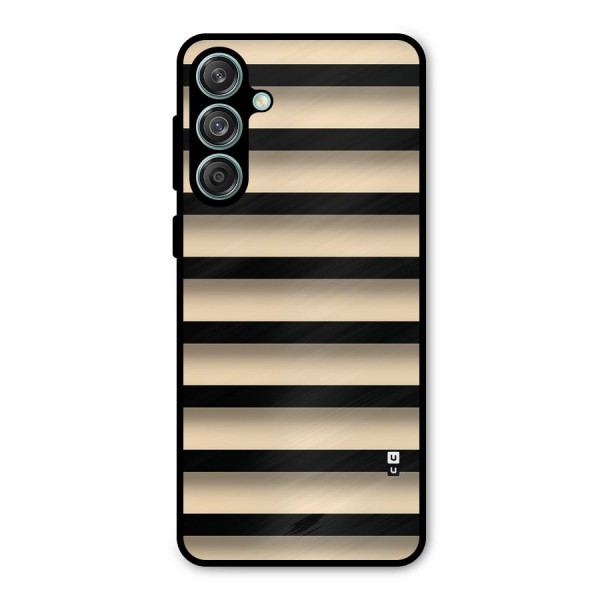 Shadow Stripes Metal Back Case for Galaxy M55 5G