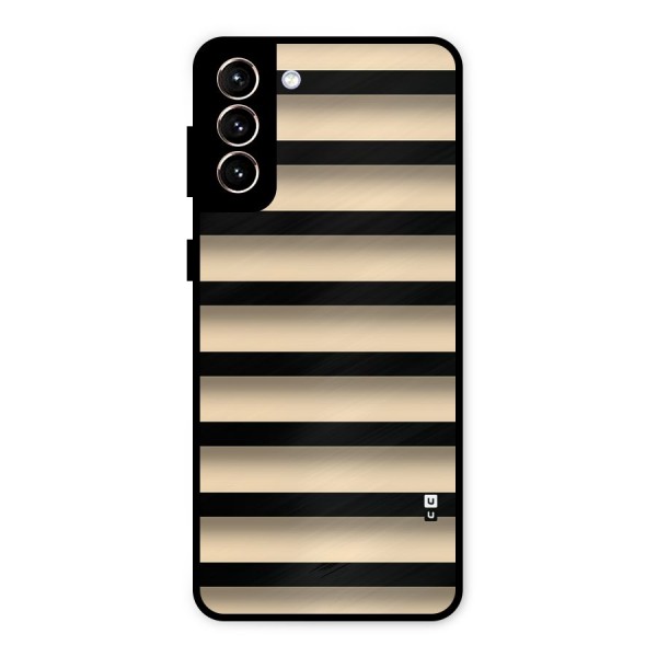 Shadow Stripes Metal Back Case for Galaxy S21 Plus