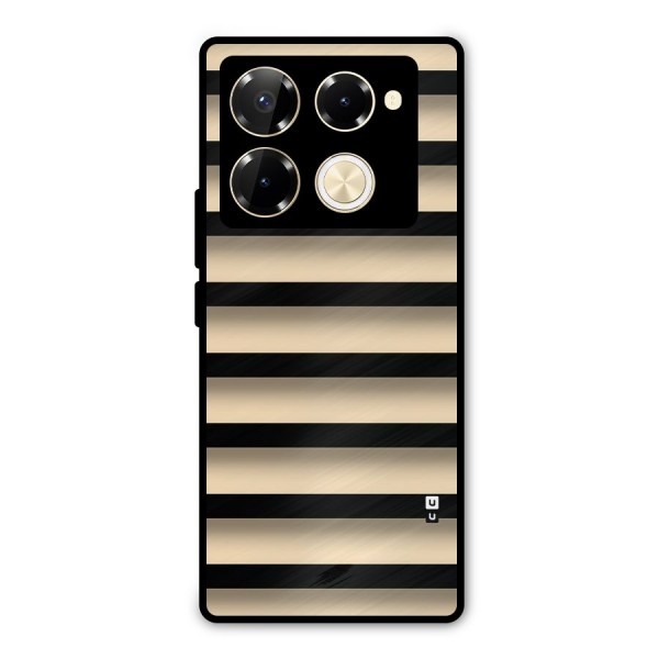 Shadow Stripes Metal Back Case for Infinix Note 40 Pro Plus