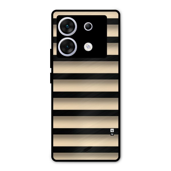 Shadow Stripes Metal Back Case for Infinix Zero 30 5G