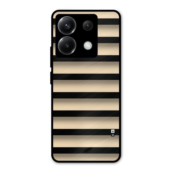 Shadow Stripes Metal Back Case for Poco X6