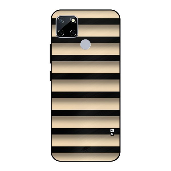 Shadow Stripes Metal Back Case for Realme Narzo 30A