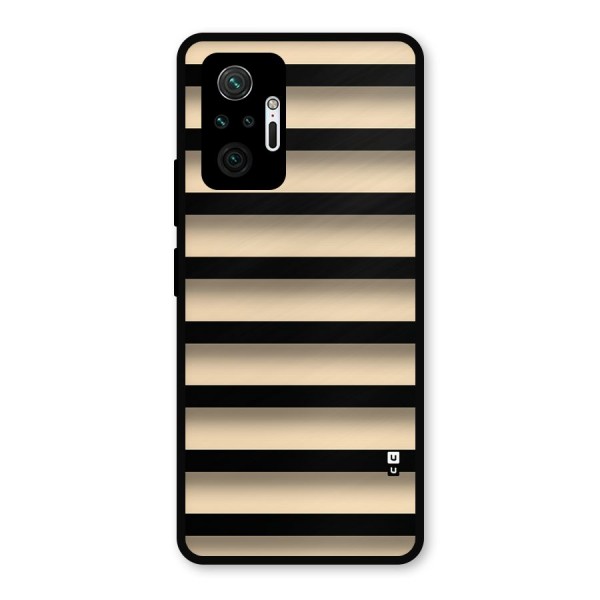 Shadow Stripes Metal Back Case for Redmi Note 10 Pro Max