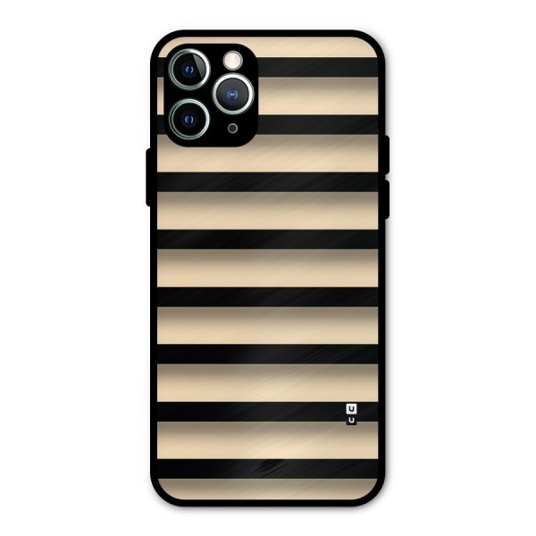 Shadow Stripes Metal Back Case for iPhone 11 Pro Max