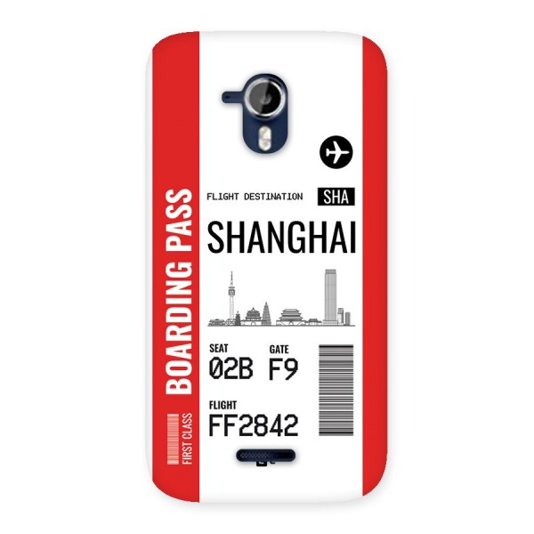 Shanghai Boarding Pass Back Case for Canvas Magnus A117