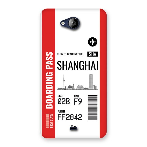 Shanghai Boarding Pass Back Case for Canvas Play Q355