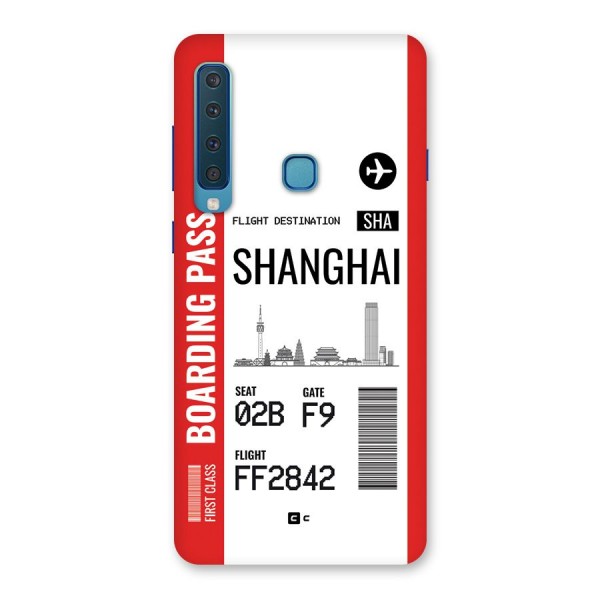 Shanghai Boarding Pass Back Case for Galaxy A9 (2018)