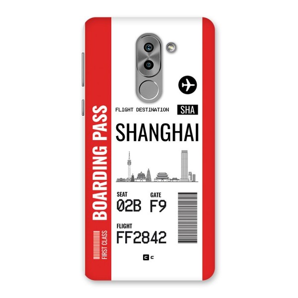 Shanghai Boarding Pass Back Case for Honor 6X