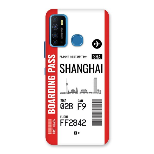Shanghai Boarding Pass Back Case for Infinix Hot 9
