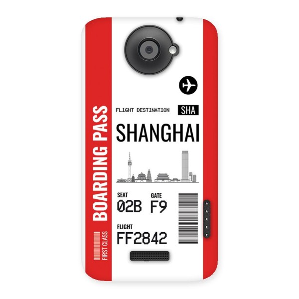 Shanghai Boarding Pass Back Case for One X