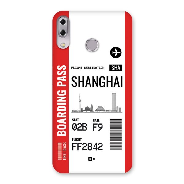 Shanghai Boarding Pass Back Case for Zenfone 5Z