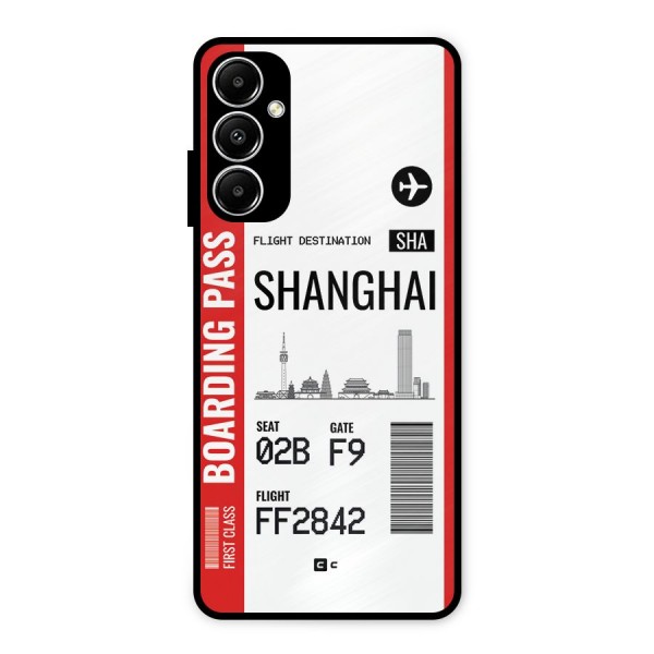 Shanghai Boarding Pass Metal Back Case for Galaxy A05s